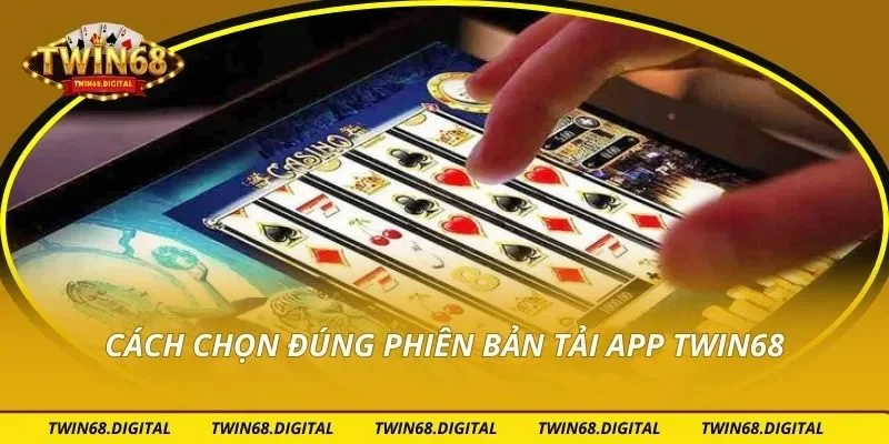 Cách chọn đúng phiên bản tải app Twin68